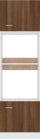 vidaXL Szafka na mikrofalowke brazowy dab 60x57x207 cm