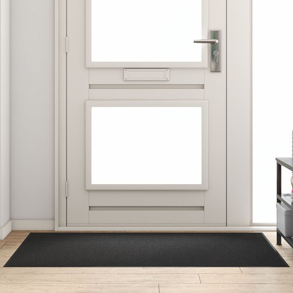 vidaXL Wycieraczka Czarna Polipropylen 150 x 90 x 0.9 cm Wycieraczka