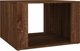 vidaXL Szafka nocna, καφέ δρυς, 57x55x36 cm, κατασκευασμένο από ξύλινο υλικό