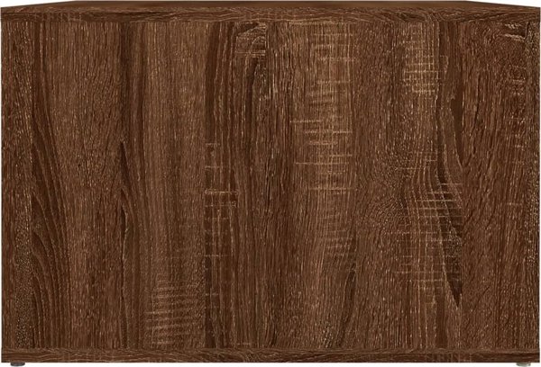vidaXL Szafka nocna, καφέ δρυς, 57x55x36 cm, κατασκευασμένο από ξύλινο υλικό