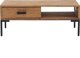 vidaXL vidaXL Stolik kawowy, 90x50x35 cm, lite drewno sosnowe z odzysku