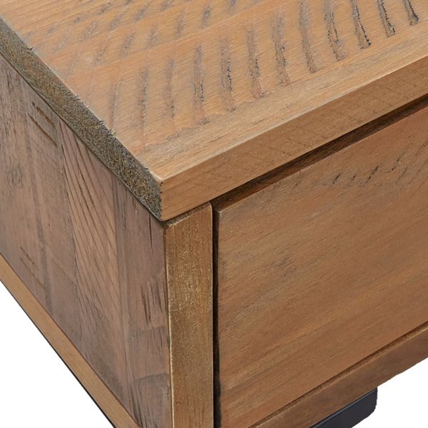 vidaXL vidaXL Stolik kawowy, 90x50x35 cm, lite drewno sosnowe z odzysku