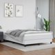 vidaXL Στρώμα με ελατήρια σε τσέπες Λευκό 140x200x20 cm από συνθετικό δέρμα