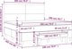 Κρεβάτι κοντινενταλ με στρώμα vidaXL 180x200 cm μαύρο οικοδερμάτινο