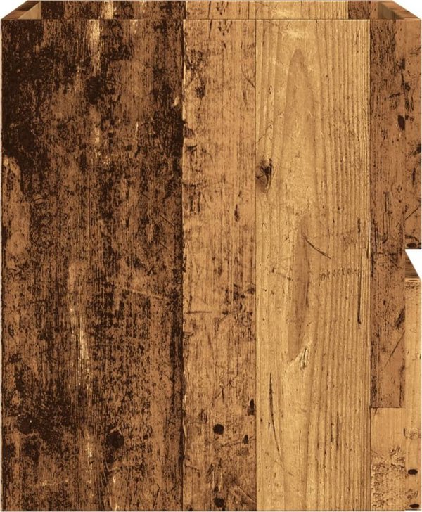 vidaXL Ντουλάπι μπάνιου, παλιό ξύλο, 60x38,5x45 εκ