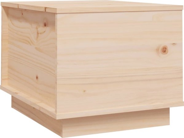 vidaXL Stolik kawowy, 40x50x35 cm, lite drewno sosnowe