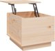 vidaXL Stolik kawowy, 40x50x35 cm, lite drewno sosnowe