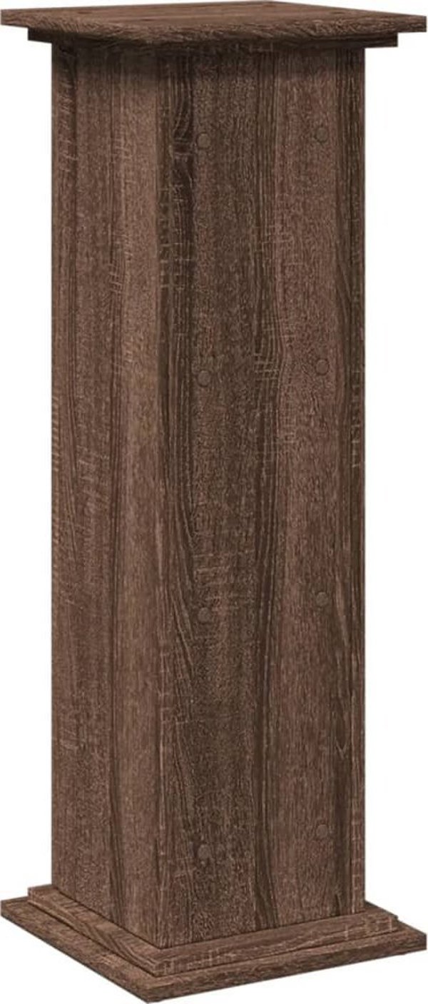 vidaXL Piedestal ze schowkiem, brazowy dab, 31x30x90 cm