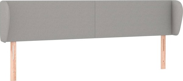 Κεφαλάρι uszak vidaXL, ανοιχτό γκρι, 203x23x78/88 cm, ύφασμα