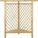 vidaXL Narozna pergola z lawka, 166x81x174 cm, impregnowana sosna