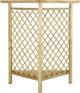 vidaXL Narozna pergola z lawka, 166x81x174 cm, impregnowana sosna