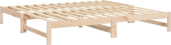 vidaXL Επεκτεινόμενο κρεβάτι, 2x(80x200) εκ., μασίφ πεύκο