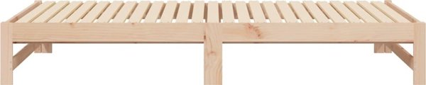 vidaXL Επεκτεινόμενο κρεβάτι, 2x(80x200) εκ., μασίφ πεύκο