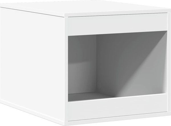vidaXL Ντουλάπα για Γατοουρνοδοχείο Λευκή 47x59x42 cm Ξυλοειδές Υλικό