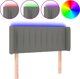 vidaXL Zaglowek do lozkou me LED, skouro gkrizo, 103x16x78/88 cm, yfasma