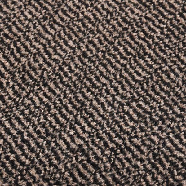 vidaXL Wycieraczka tuftowana 80x120 cm σκούρο καφέ