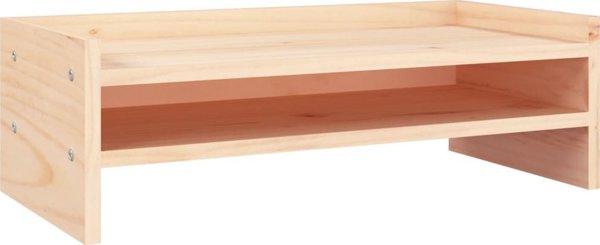 vidaXL vidaXL Podstawka na monitor, 50x24x16 cm, lite drewno sosnowe