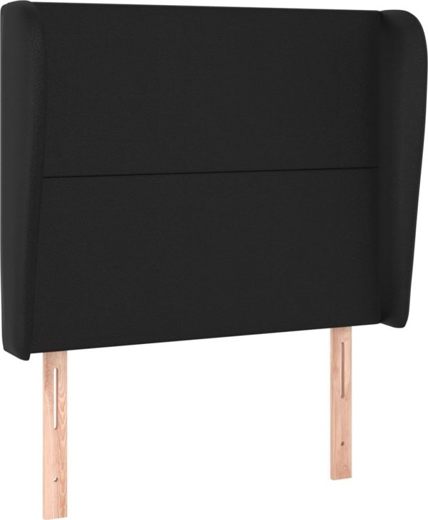 vidaXL Ζαγλόου ουςακ, μαύρο, 93x23x118/128 cm, τεχνητό δέρμα