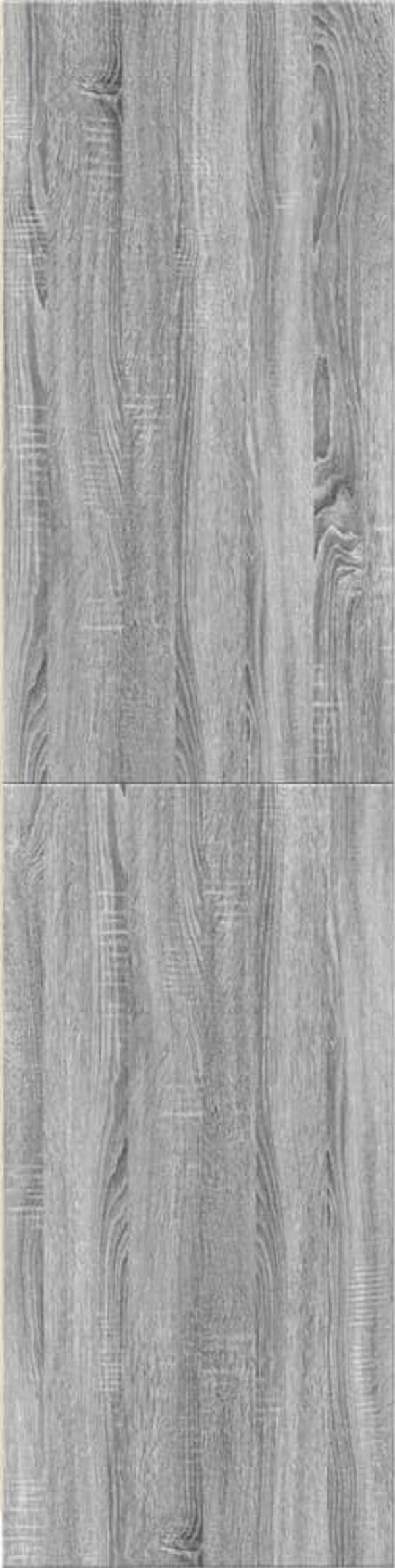 vidaXL Szafa, szary dab sonoma, 30x50x200 cm, material drewnopochodny