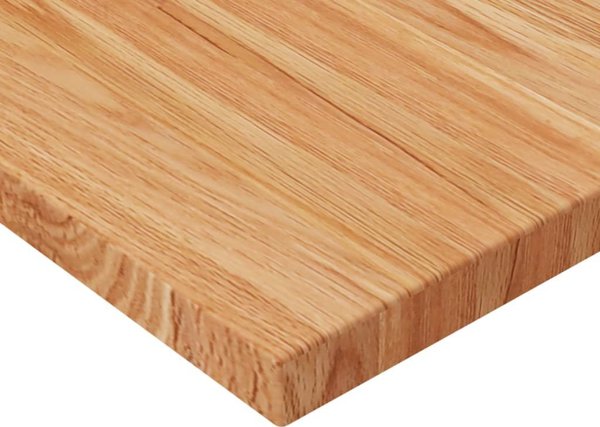 vidaXL Πάγκος μπάνιου, ανοιχτό καφέ, 80x40x2,5 εκ., μασίφ ξύλο
