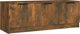 vidaXL Έπιπλο Τηλεόρασης, Καπνιστή Δρυς, 102x35x36,5 εκ.