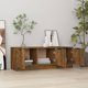 vidaXL Έπιπλο Τηλεόρασης, Καπνιστή Δρυς, 102x35x36,5 εκ.