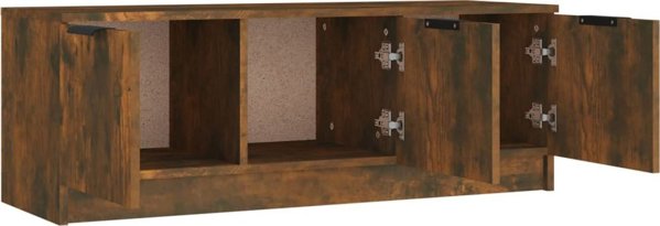 vidaXL Έπιπλο Τηλεόρασης, Καπνιστή Δρυς, 102x35x36,5 εκ.