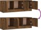 vidaXL Έπιπλο Τηλεόρασης, Καπνιστή Δρυς, 102x35x36,5 εκ.