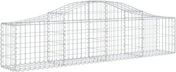 vidaXL Kosze gabionowe, 6 τεμ, 200x30x40/60 εκ, γαλβανισμένο σίδερο