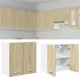 vidaXL Szafka wiszaca dab sonoma 60x31x60 cm plyta wiorowa