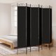 vidaXL vidaXL Parawan 6-panelowy, czarny, 240x220 cm, tkanina
