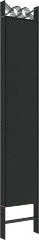 vidaXL vidaXL Parawan 6-panelowy, czarny, 240x220 cm, tkanina