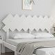 vidaXL Κεφαλάρι κρεβατιού λευκό 159,5x3x80,5 εκ, οξιά πεύκου