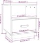 vidaXL vidaXL Szafka nocna, czarna, 40x34x45 cm, lite drewno sosnowe