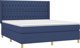 vidaXL Κρεβάτι Continental με Στρώμα, Μπλε 180x200 εκ., Υφασμάτινο
