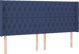 vidaXL Κρεβάτι Continental με Στρώμα, Μπλε 180x200 εκ., Υφασμάτινο