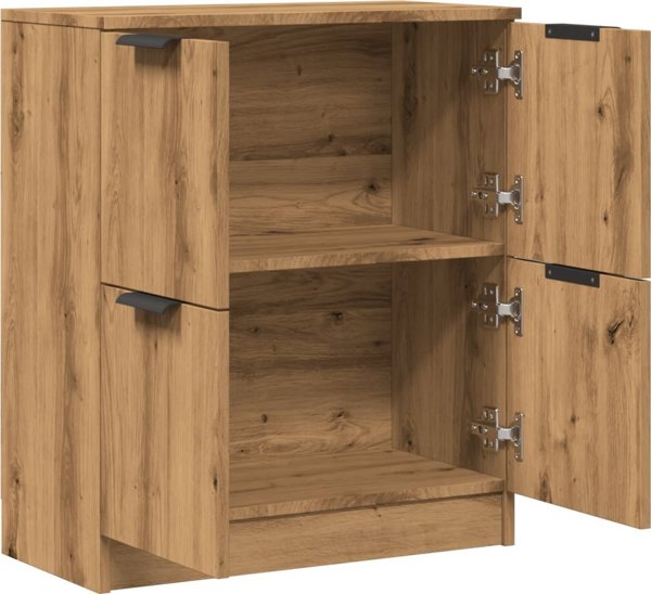 vidaXL Ντουλάπι δρυς artisan 60x30x70 εκ.