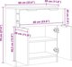vidaXL Ντουλάπι δρυς artisan 60x30x70 εκ.
