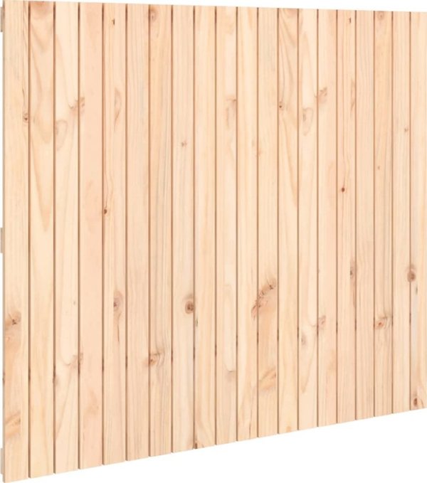 vidaXL Προσκέφαλο κρεβατιού, 127,5x3x110 cm, ξύλο πεύκου