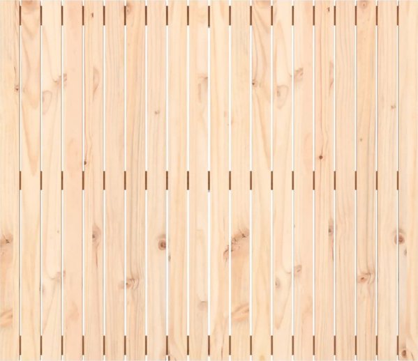 vidaXL Προσκέφαλο κρεβατιού, 127,5x3x110 cm, ξύλο πεύκου