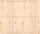 vidaXL Προσκέφαλο κρεβατιού, 127,5x3x110 cm, ξύλο πεύκου