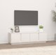 vidaXL Έπιπλο τηλεόρασης, λευκό, 140x40x40 cm, μασίφ ξύλο πεύκου