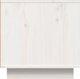 vidaXL Έπιπλο τηλεόρασης, λευκό, 140x40x40 cm, μασίφ ξύλο πεύκου