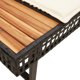 vidaXL 2-cz. zestaw mebli ogrodowych z poduszkami, czarny