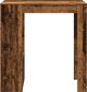 vidaXL Stolik barowy z przegrodami, stare drewno, 102x50x103,5 cm