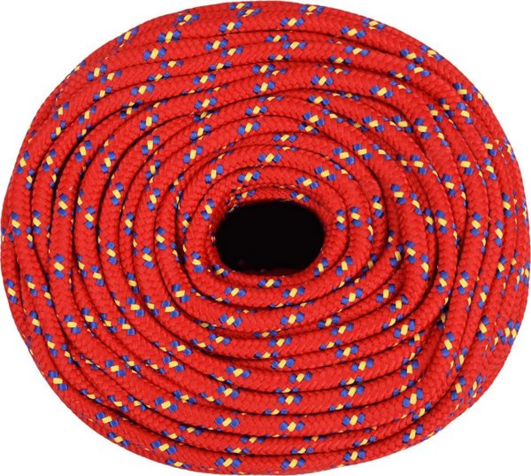 vidaXL Ιστιοπλοϊκό σχοινί, κόκκινο, 6 mm, 25 m, πολυπροπυλένιο