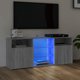 vidaXL Ντουλάπι TV με LED φωτισμό, γκρι Sonoma Δρυς, 120x30x50 cm