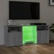 vidaXL Ντουλάπι TV με LED φωτισμό, γκρι Sonoma Δρυς, 120x30x50 cm