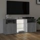 vidaXL Ντουλάπι TV με LED φωτισμό, γκρι Sonoma Δρυς, 120x30x50 cm
