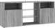 vidaXL Ντουλάπι TV με LED φωτισμό, γκρι Sonoma Δρυς, 120x30x50 cm